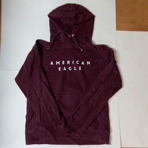 Men’s Maroon American Eagle Hoodie